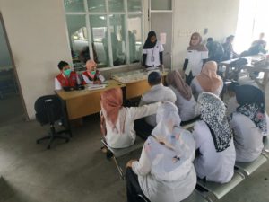 Rampcheck dan Test Urine terhadap Awak Armada Bus Terminal Pondok Cabe