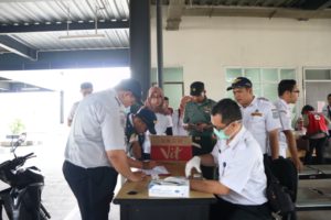 Rampcheck dan Test Urine terhadap Awak Armada Bus Terminal Pondok Cabe