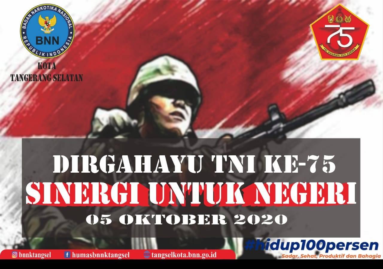 Dirgahayu TNI ke-75, Sinergi untuk Negeri!