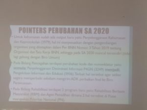 BNN Kota Tangerang Selatan menerima kunjungan Biro Perencanaan Settama BNN RI