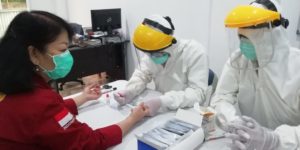 Cegah Penyebaran Covid-19, BNNK Tangsel Gelar Rapid Test