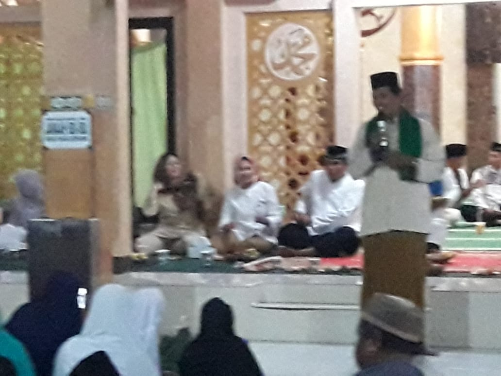 BNN Kota Tangerang Selatan turut serta dalam Safari Ramadhan Pemkot Tangerang Selatan di Masjid Nurul Iman Serpong