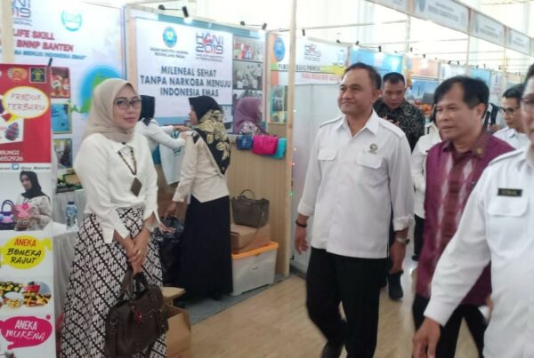 BNN Kota Tangerang Selatan Pamerkan Produk-produk Hasil Karya Klien Binaannya pada Peringatan HANI 2019 Tingkat Nasional