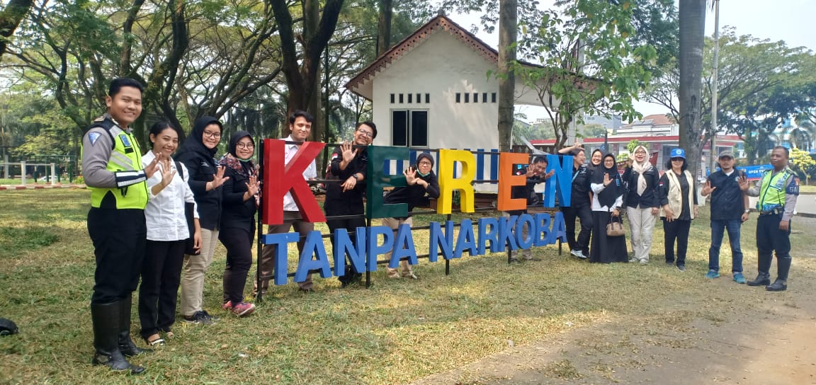 Sediakan Pojok Konseling dan Bagi-bagai Souvenir, BNN Kota Tangerang Selatan Merayakan HANI 2019 di Taman Kesehatan BSD