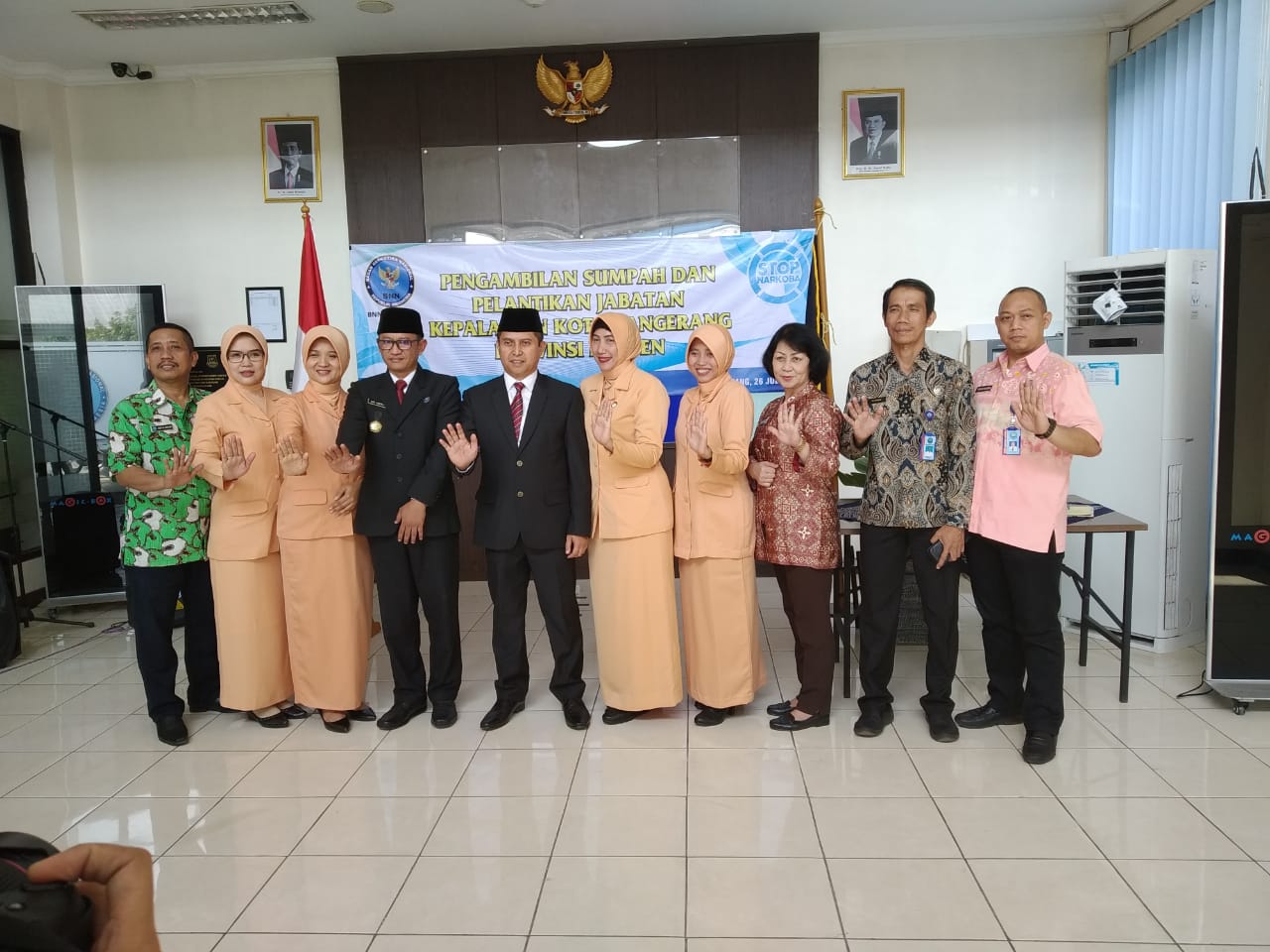 BNN Kota Tangerang Selatan Hadiri Pelantikan Kepala BNN Kota Tangerang BNN Kota Tangerang Selatan Hadiri Pelantikan Kepala BNN Kota Tangerang