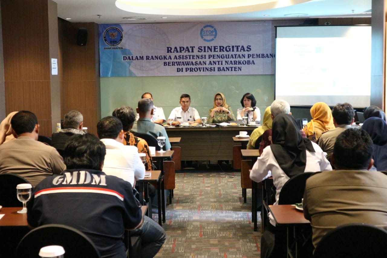 BNN Kota Tangerang Selatan Hadiri Rapat Sinergitas dalam Rangka Asistensi Penguatan Pembangunan Berwawasan Anti Narkoba BNN Kota Tangerang Selatan Hadiri Rapat Sinergitas dalam Rangka Asistensi Penguatan Pembangunan Berwawasan Anti Narkoba