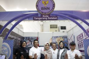 BNN Kota Tangerang Selatan Hadir di Pameran Pembangunan Dalam Rangka Memperingati HUT Ke-11 Kota Tangerang Selatan