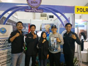 BNN Kota Tangerang Selatan Hadir di Pameran Pembangunan Dalam Rangka Memperingati HUT Ke-11 Kota Tangerang Selatan