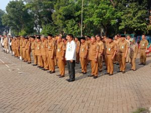 BNN Kota Tangerang Selatan ikuti Apel Gabungan di Lingkungan Perkantoran Setu