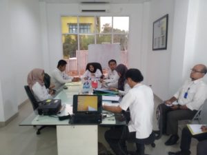 BNN Kota Tangerang Selatan menerima kunjungan Biro Perencanaan Settama BNN RI