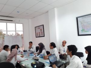 BNN Kota Tangerang Selatan menerima kunjungan Biro Perencanaan Settama BNN RI