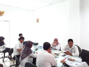 BNN Kota Tangerang Selatan menerima kunjungan Biro Perencanaan Settama BNN RI