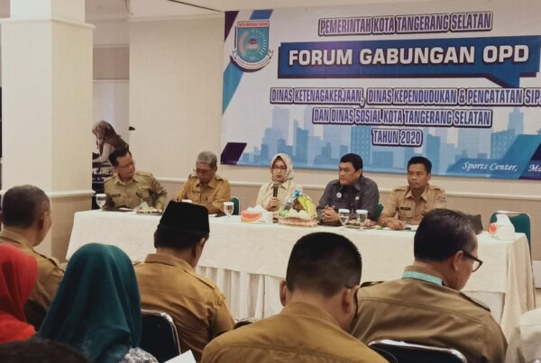 BNNK Tangsel Hadiri Forum Gabungan OPD Bidang Sosial