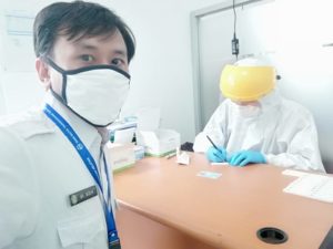Cegah Penularan Covid-19, Personil BNN Kota Tangsel mengikuti Rapid Test Covid-19