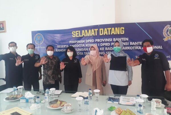 Kunker Komisi I DPRD Provinsi Banten ke Kantor BNN Kota Tangerang Selatan