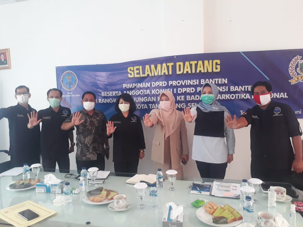Kunker Komisi I DPRD Provinsi Banten ke Kantor BNN Kota Tangerang Selatan