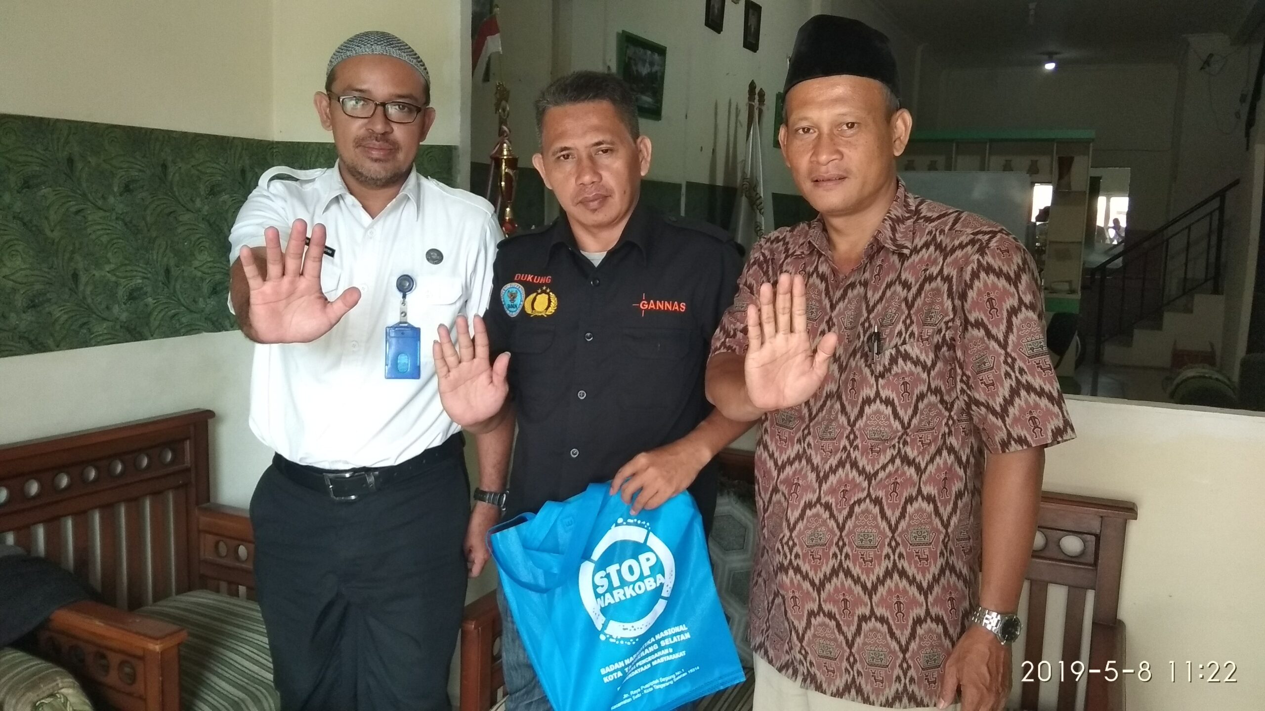BNN Kota Tangerang Selatan Lakukan Kunjungan ke Gannas DPD Kota Tangerang Selatan