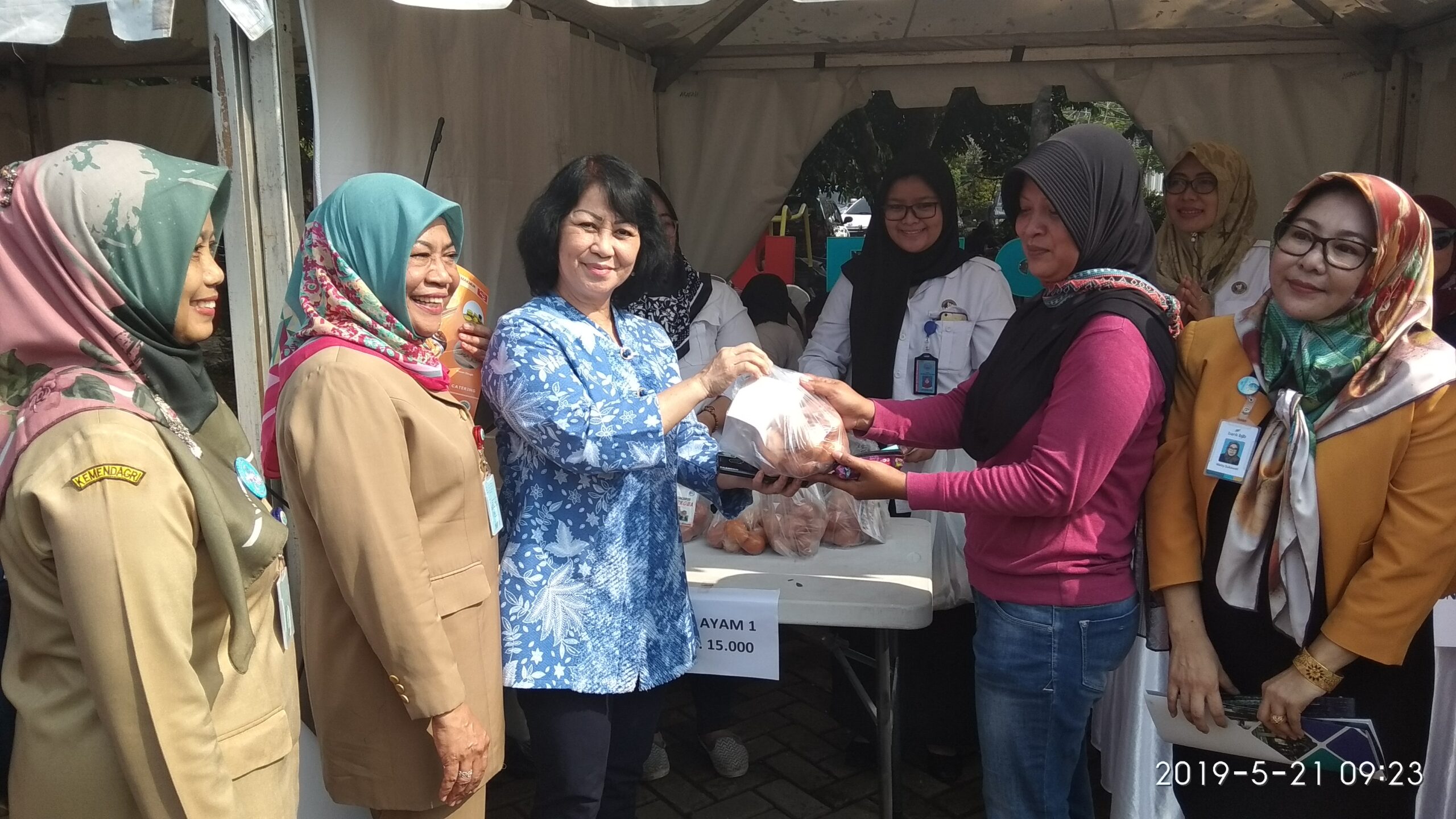 BNN Kota Tangerang Selatan Jualan Telur Ayam Murah