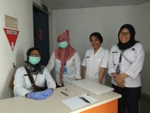 Sosialisasi P4GN dan Test Urine kepada Pegawai BATAN Kawasan Nuklir Serpong Lakukan