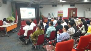 Sosialisasi P4GN dan Test Urine kepada Pegawai BATAN Kawasan Nuklir Serpong Lakukan