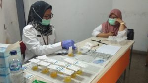 Sosialisasi P4GN dan Test Urine kepada Pegawai BATAN Kawasan Nuklir Serpong Lakukan