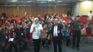 Sosialisasi P4GN dan Test Urine kepada Pegawai BATAN Kawasan Nuklir Serpong Lakukan