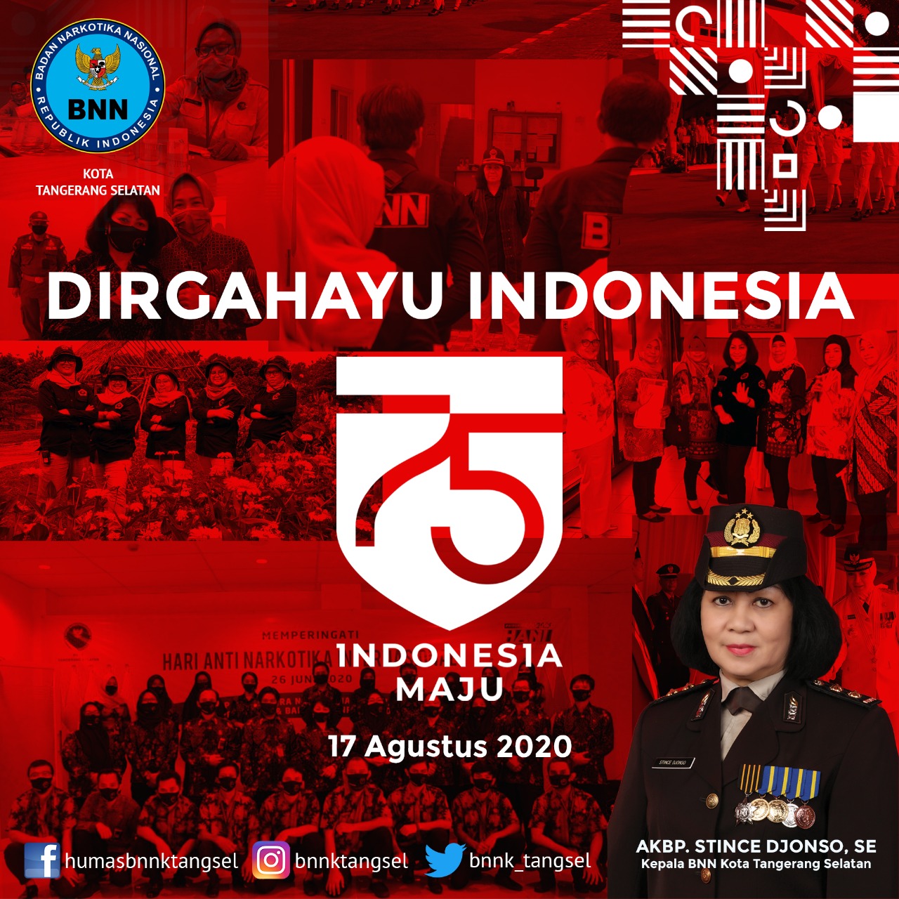Dirgahayu Republik Indonesia Ke-75, Indonesia Maju! Dirgahayu Republik Indonesia Ke-75, Indonesia Maju!