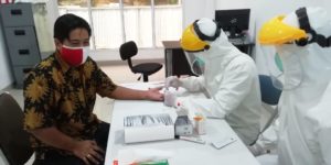 Cegah Penyebaran Covid-19, BNNK Tangsel Gelar Rapid Test