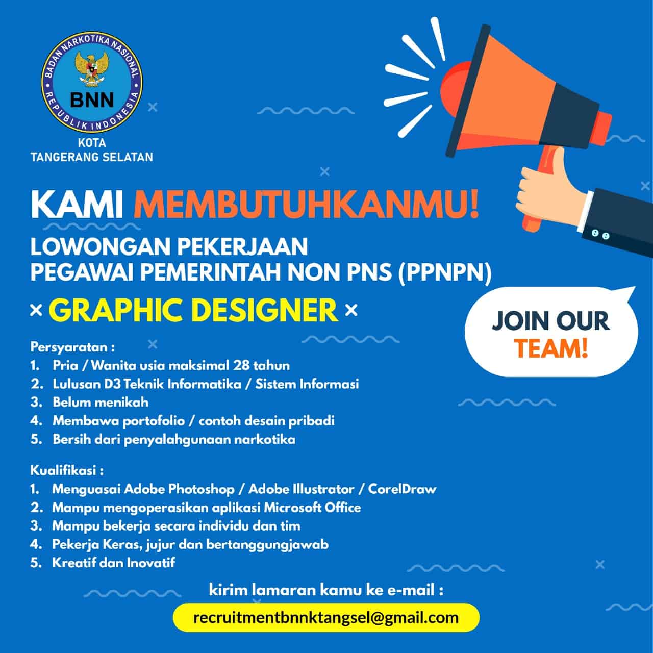 Lowongan Kerja PPNPN "Graphic Designer"