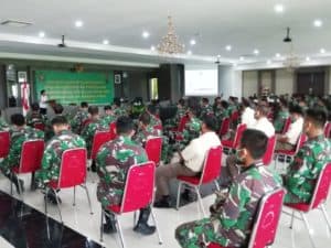 Kepala BNNK Tangsel Sosialisasikan P4GN pada Prajurit Puspenerbad TNI