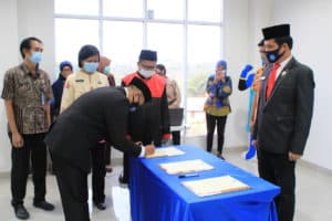 Acara Pengambilan Sumpah dan Pelantikan Pejabat Eselon IV di Lingkungan BNN Kota Tangerang Selatan
