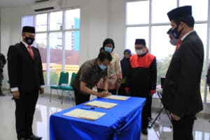 Acara Pengambilan Sumpah dan Pelantikan Pejabat Eselon IV di Lingkungan BNN Kota Tangerang Selatan