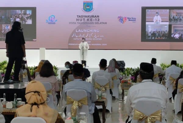 BNN Kota Tangerang Selatan Hadiri Tasyakuran HUT ke-12 Kota Tangerang Selatan dan Launching Mushaf Al-Qur'an serta Peringatan Hari Guru Nasional Tahun 2020