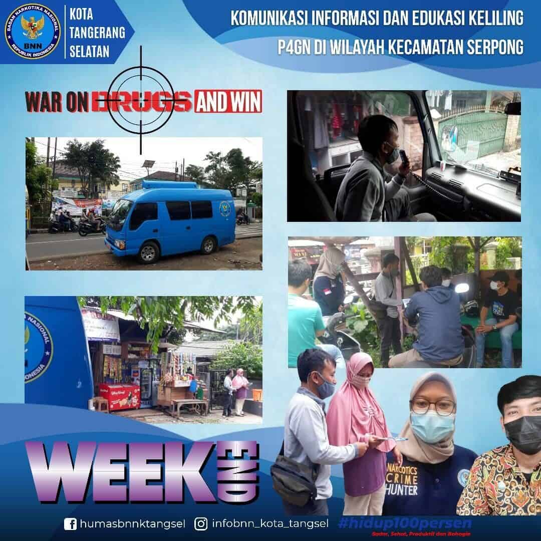 Komunikasi, Informasi dan Edukasi (KIE) P4GN Keliling di Wilayah Kecamatan Serpong