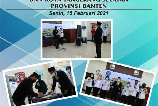 Pengambilan Sumpah dan Jabatan Eselon IV BNN Kota Tangerang Selatan Provinsi Banten