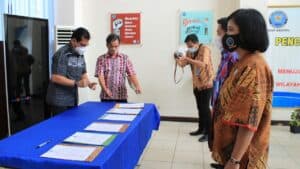 Penandatanganan Pakta Integritas dan Perjanjian Kinerja BNNK Wilayah Provinsi Banten T.A. 2021