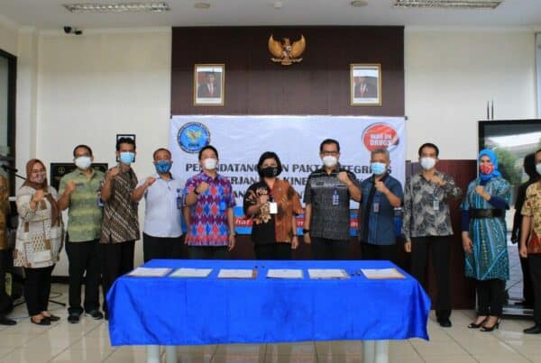 Penandatanganan Pakta Integritas dan Perjanjian Kinerja BNNK Wilayah Provinsi Banten T.A. 2021