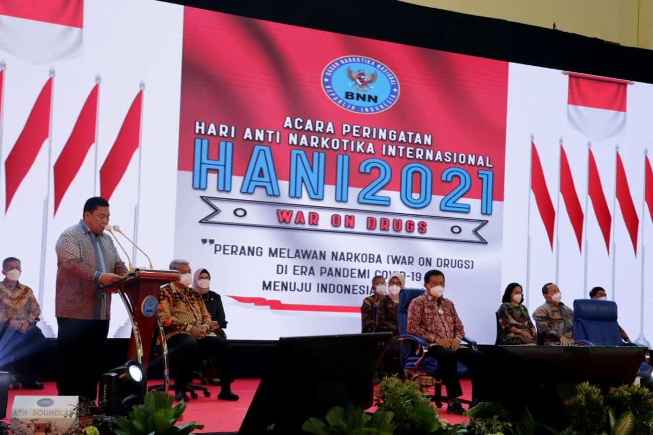 [SIARAN PERS] HANI 2021 : PERANG MELAWAN NARKOBA (WAR ON DRUGS) DI ERA PANDEMI COVID-19 MENUJU INDONESIA BERSIH NARKOBA (BERSINAR)