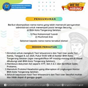 Lowongan Kerja PPNPN “Security”